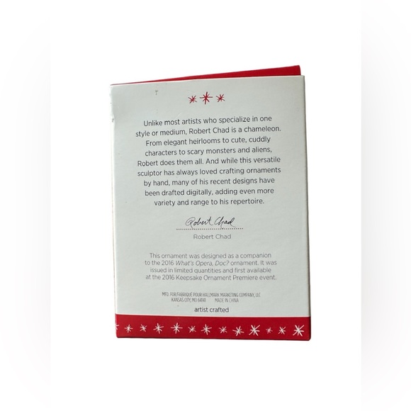 Hallmark Keepsake Ornament 2016 Limited Edition “Kill The Wabbit” Elmer Fudd NEW - Picture 2 of 3